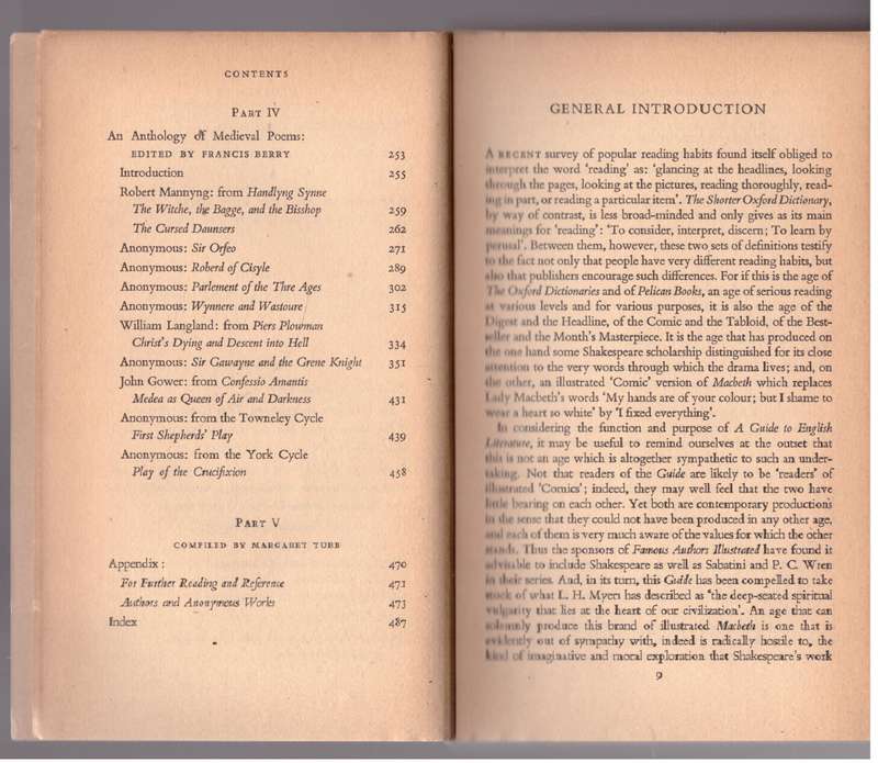 A Guide to English Literature #1: The Age of Chaucer  --  Boris Ford [Editor]