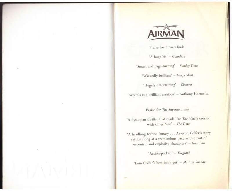Airman -- Eoin Colfer