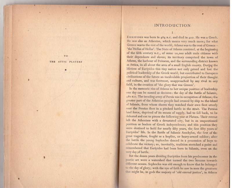 Alcestis and Other Plays  --  Euripides