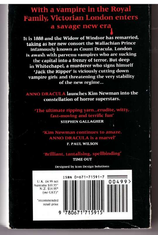 Anno Dracula - Kim Newman