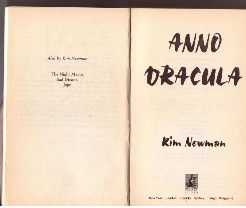 Anno Dracula - Kim Newman