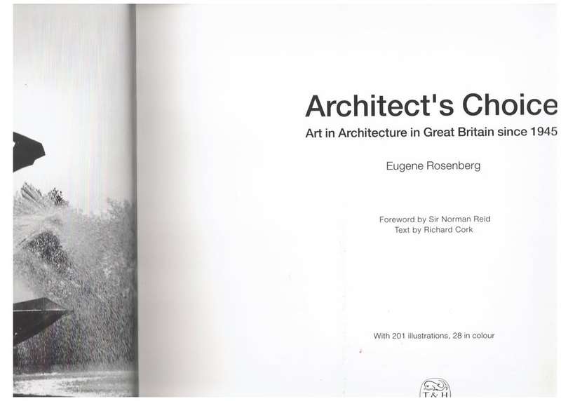 Architect`s Choice: Art in Architecture in Great Britain Since 1945 -- Eugene Rosenberg