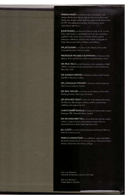 Art: The Critics` Choice  --  Marina Vaizey [Editor]
