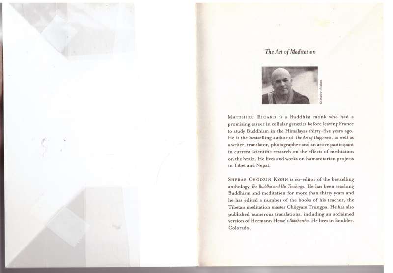 The Art of Meditation - Matthieu Ricard