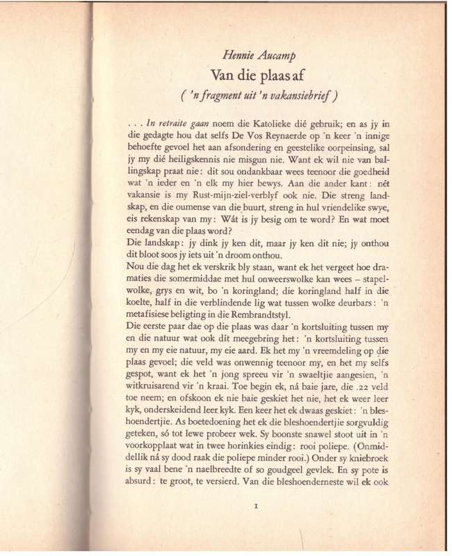 'n Baksel in die More: Boerestories uit die Stormberge -- Hennie Aucamp, Margaret Bakkes