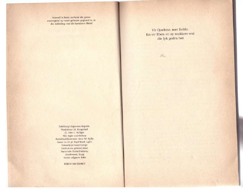 'n Basis oorkant die grens - Louis Krüger