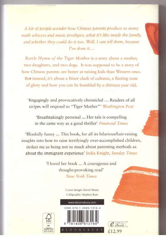 Battle Hymn of the Tiger Mother - Amy Chua