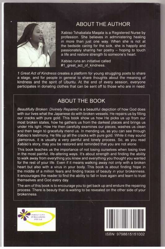 Beautifully Broken: Divinely Repaired Paperback   Xabiso Tshabalala Maqala