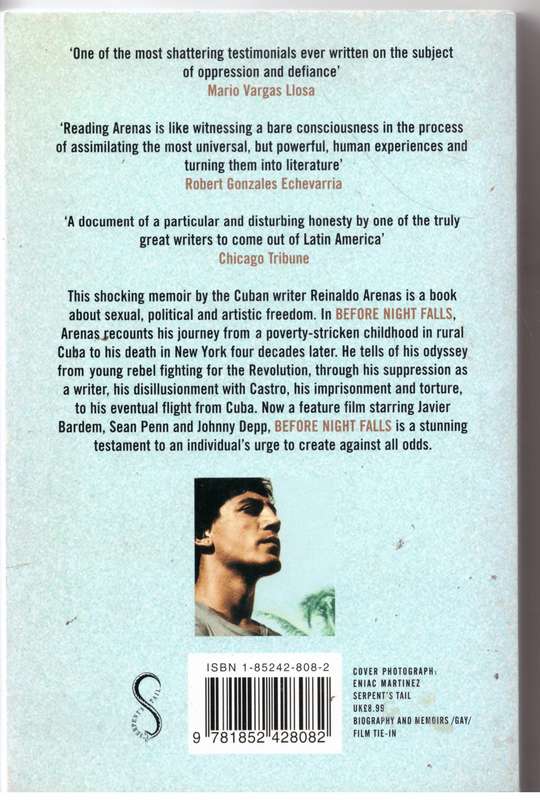 Before Night Falls: A Memoir - Reinaldo Arenas