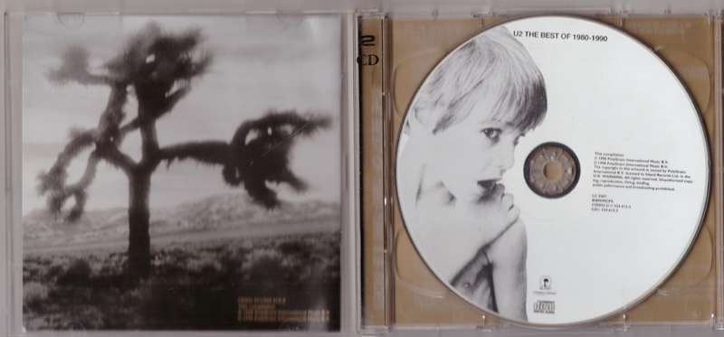 U2  The Best Of 1980-1990 & B-Sides (CD)