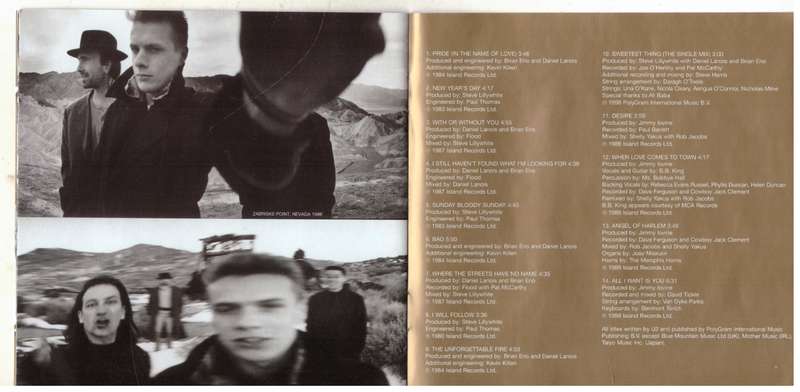 U2  The Best Of 1980-1990 & B-Sides (CD)