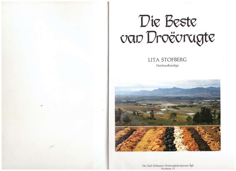 Die Beste van Droëvrugte --  Lita Stofberg