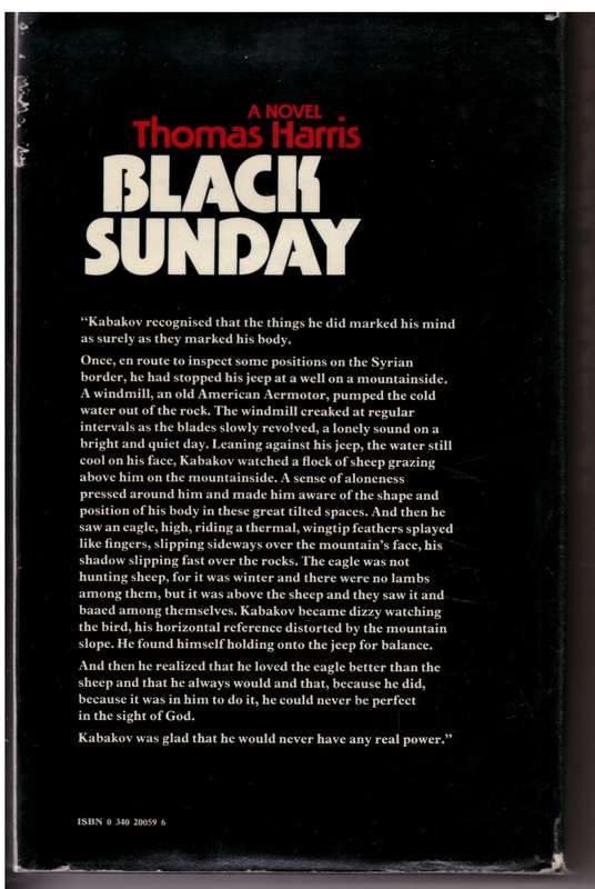 Black Sunday -- Thomas Harris