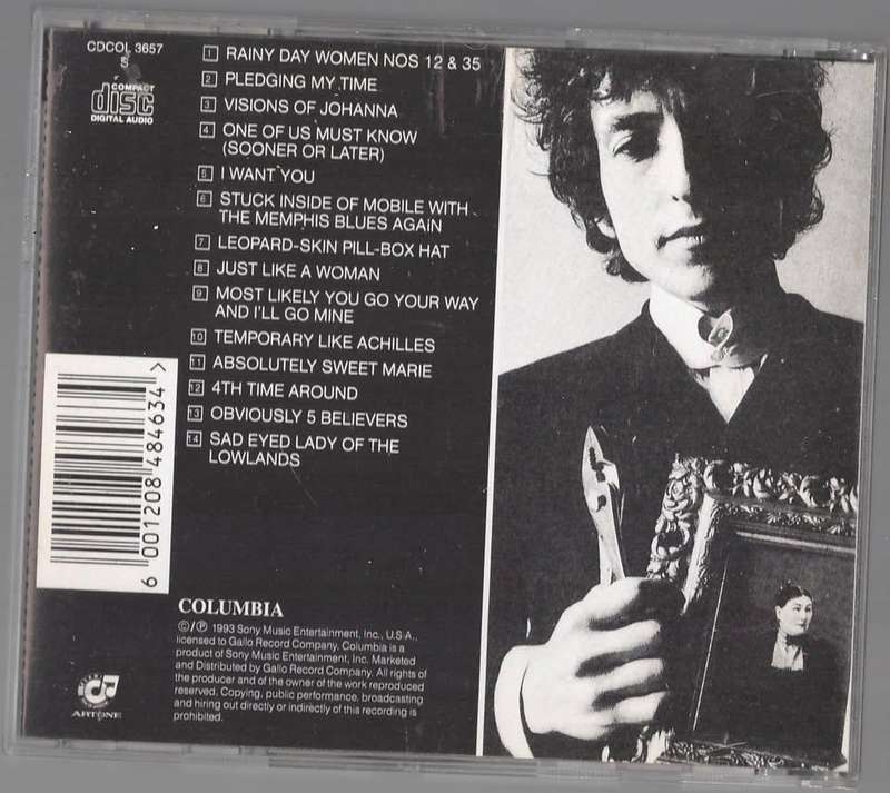Bob Dylan : Blonde On Blonde