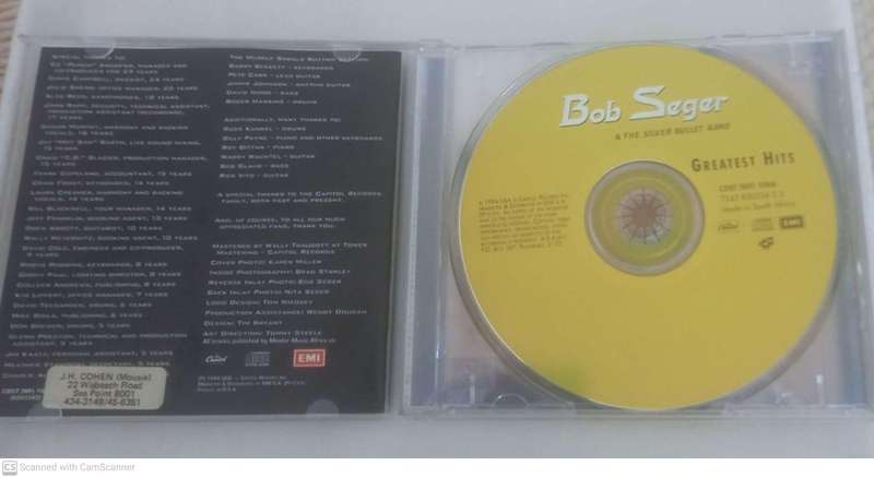 Bob Seger & The Silver Bullet Band  Greatest Hits (CD)