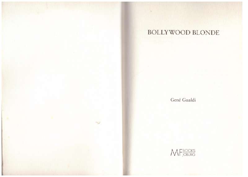 Bollywood Blonde  -  Gené Gualdi