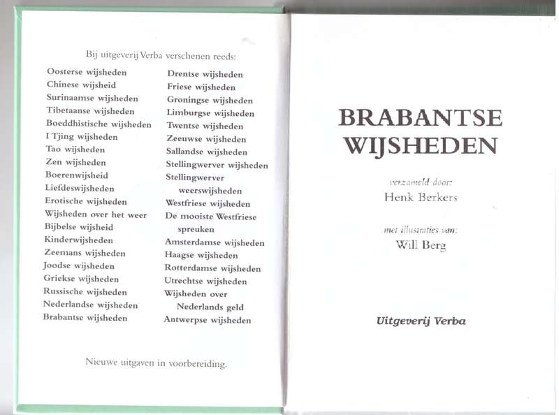 Brabantse wijsheden - Henk Berkers