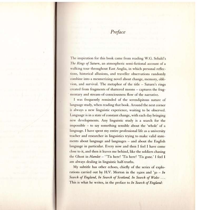 By Hook Or By Crook: A Journey in Search of English  -- David Crystal