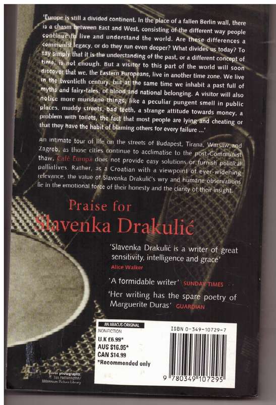 Cafe Europa: Life After Communism - Slavenka Drakulic