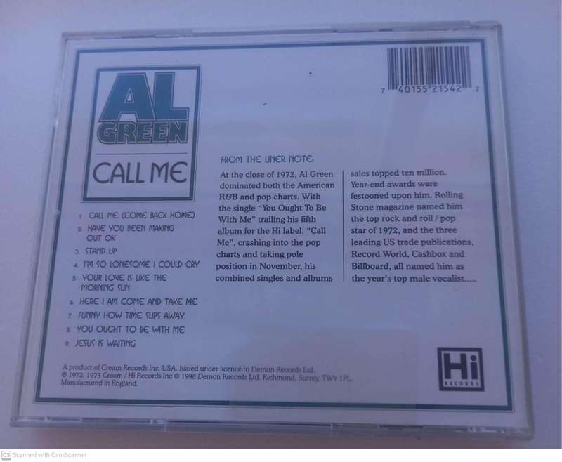 Al Green - Call Me (CD)