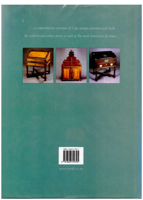 Cape Antique Furniture: A Comprehensive Pictorial Guide -- Michael Baraitser, Anton Obholzer