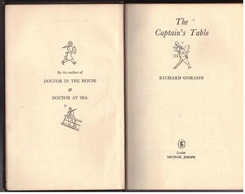 The Captain`s Table (novel)   -- Richard Gordon