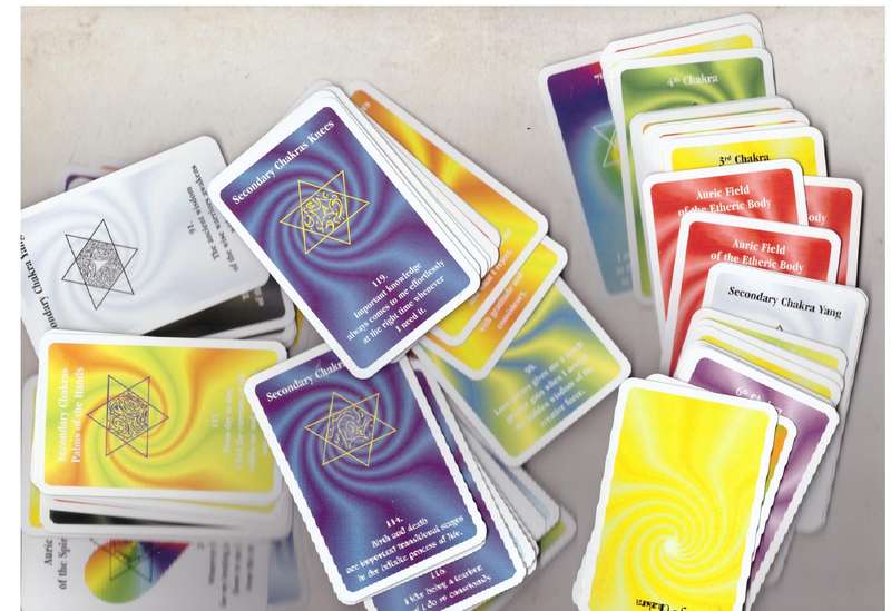 Chakra Energy Cards, The Book and Card Set