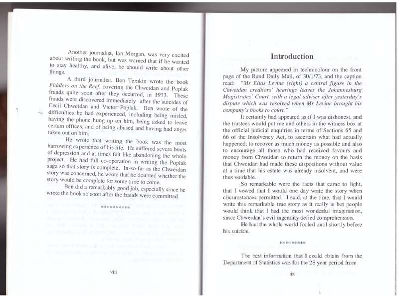 Chweidan: The incredible true story of the biggest ever swindler in South Africa - Eli Levine