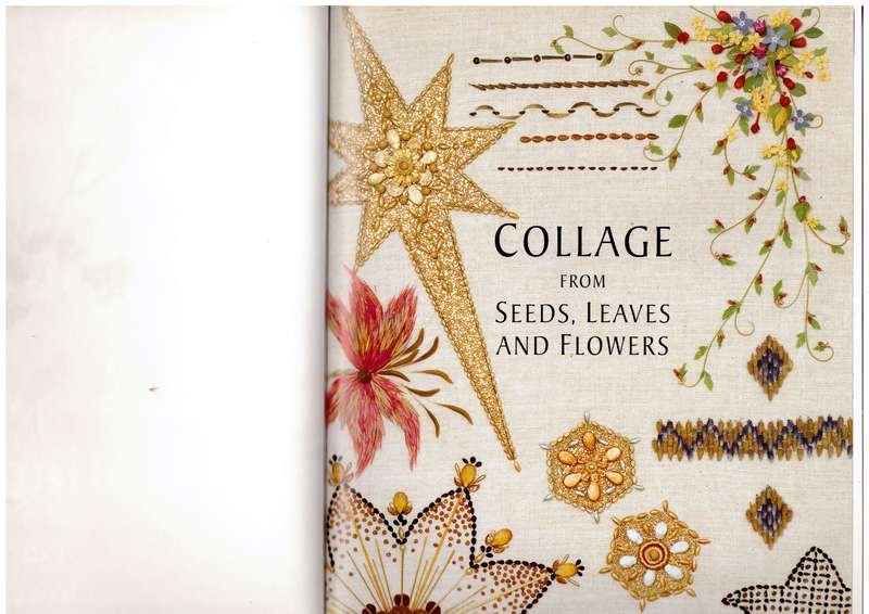 Collage from Seeds, Leaves and Flowers  --  Joan Carver