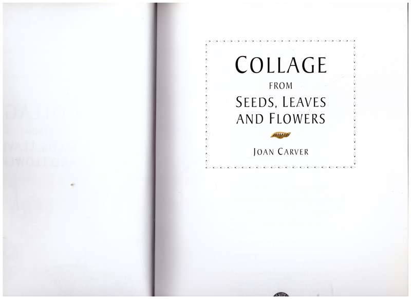 Collage from Seeds, Leaves and Flowers  --  Joan Carver