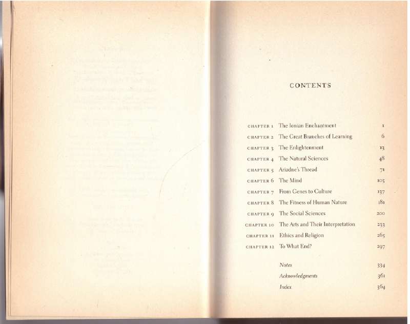 Consilience: The Unity of Knowledge - Edward O. Wilson