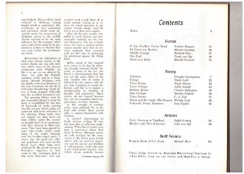 Contrast 21 - Volume 6, Number 1, August 1969