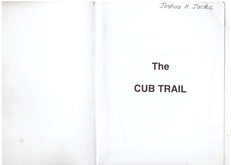 The Cub Trail  --  Jean Gobey