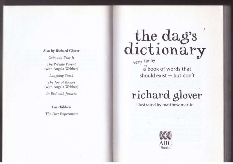 The Dag's Dictionary -- Richard Glover