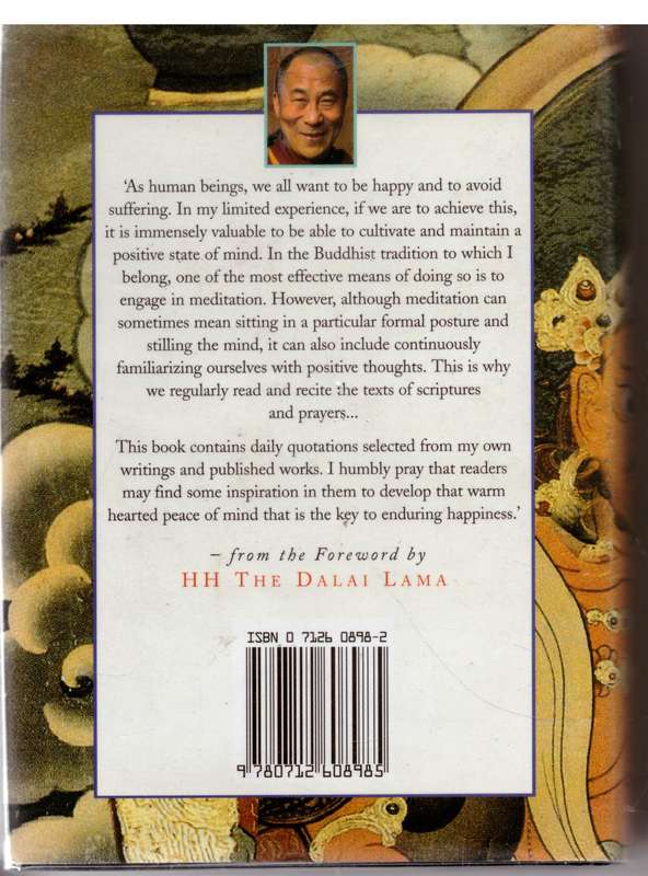 The Dalai Lama's Book of Daily Meditations   --   Renuka Singh [Compiler]