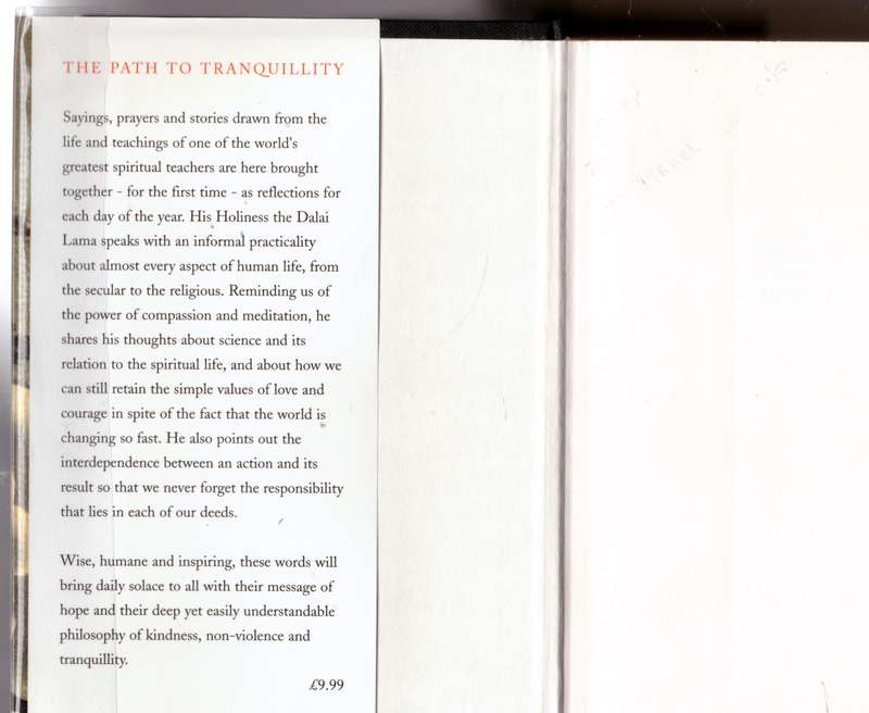 The Dalai Lama's Book of Daily Meditations   --   Renuka Singh [Compiler]
