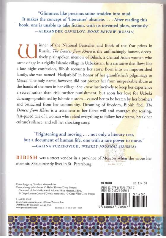 The Dancer from Khiva : One Muslim Woman's Quest for Freedom - Bibish