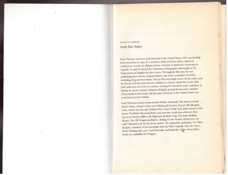 Dark Star Safari: Overland from Cairo to Cape Town -- Paul Theroux