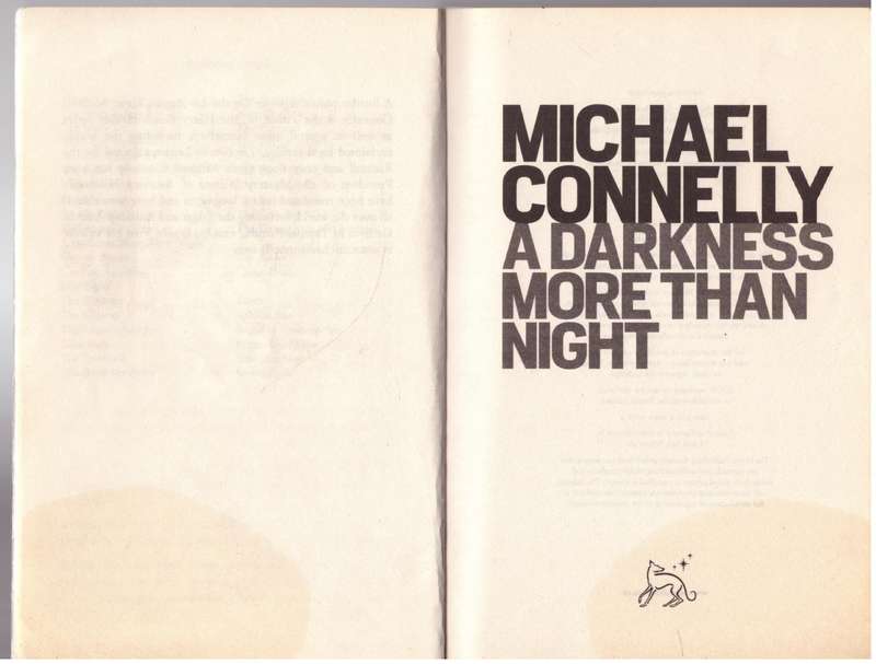 A Darkness More Than Night -- Michael Connelly