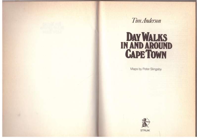 Day Walks in and Around Cape Town -- Tim Anderson