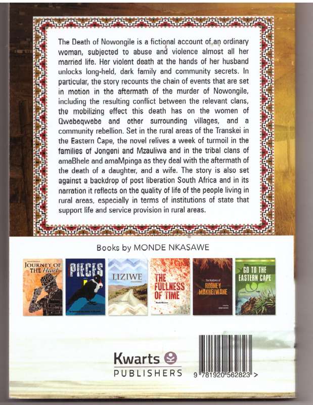 The Death of Nowongile - Monde Nkasawe **SIGNED**