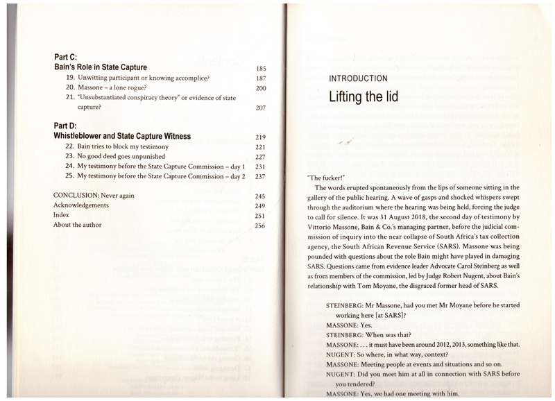 Deep Collusion: Bain and the Capture of South Africa -- Athol Williams