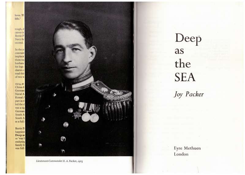 Deep as the Sea  --  Joy Packer