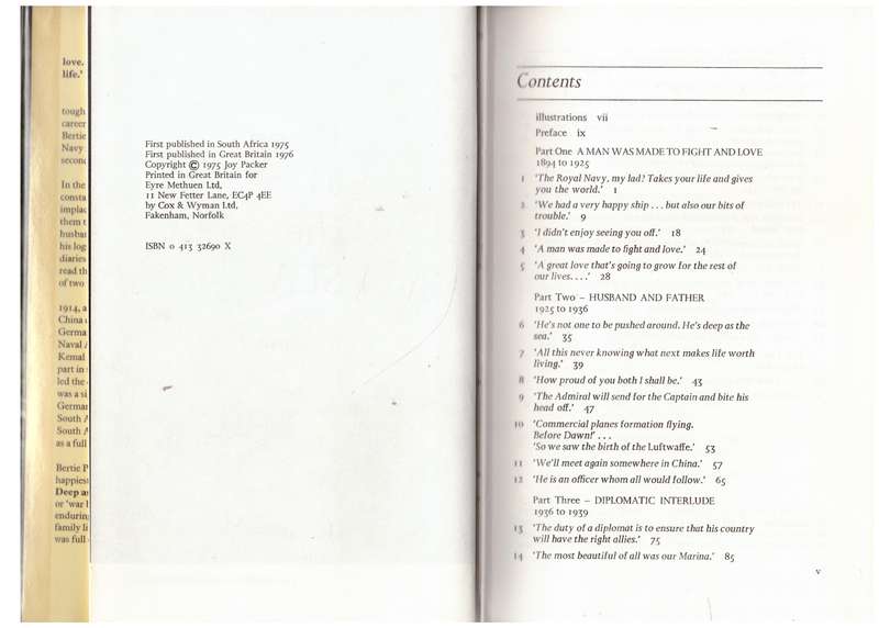 Deep as the Sea  --  Joy Packer