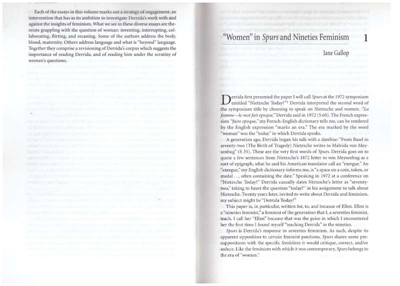 Derrida and Feminism: Recasting the Question of Woman - Ellen Feder, Mary C. Rawlinson, Emily Zaki