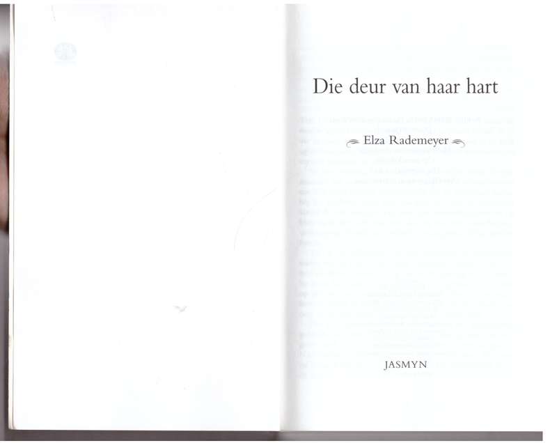 Die Deur van die hart - Elza Rademeyer