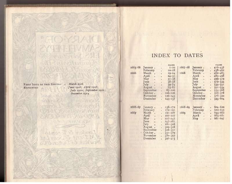 The Diary of Samuel Pepys: In Three Volumes : Volume Two