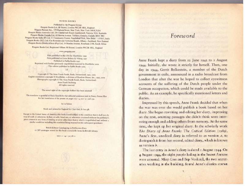 The Diary of a Young Girl - Anne Frank