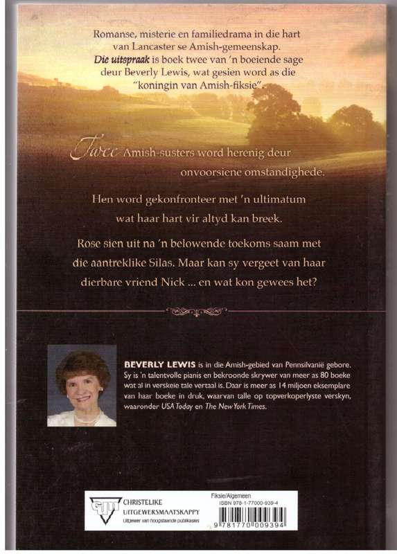 Die Uitspraak (Rose Trilogie)  Beverly Lewis