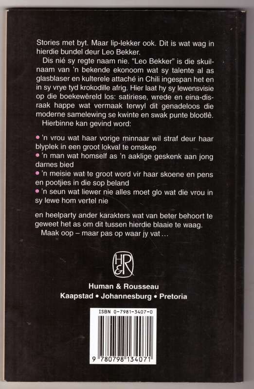 Dinge met tande  --  Leo Bekker